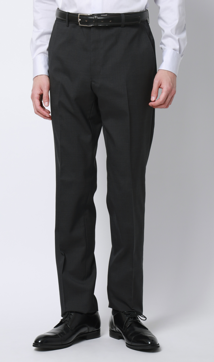 スタイリッシュスーツ【スリーピース】【Plastics Smart】 チャコール 体型:YA体(スリム型),号数（身長）:3号(160cm)