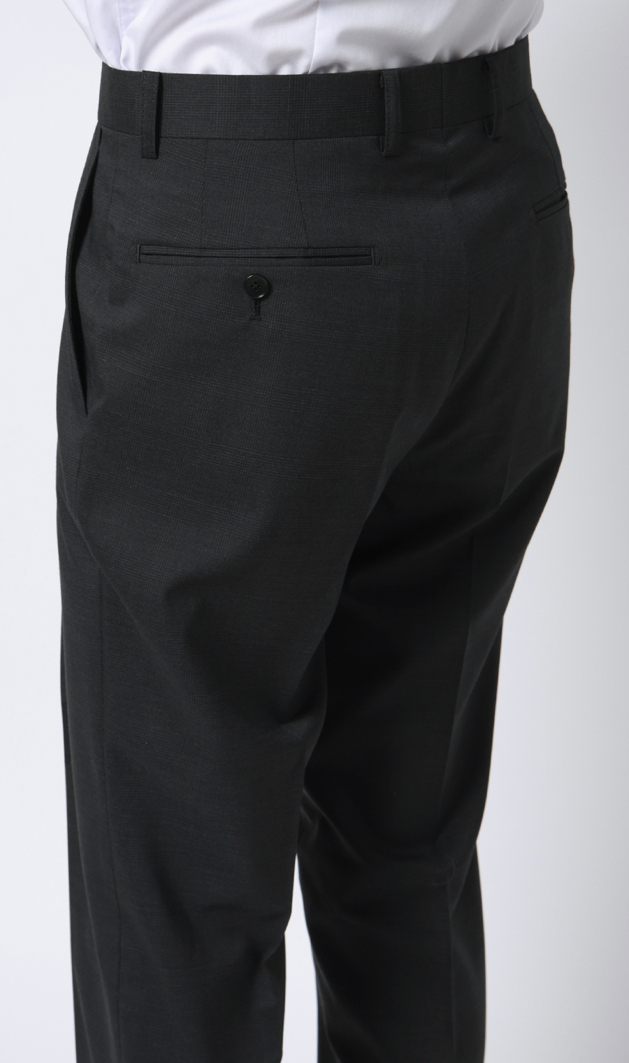 スタイリッシュスーツ【スリーピース】【Plastics Smart】 チャコール 体型:YA体(スリム型),号数（身長）:3号(160cm)