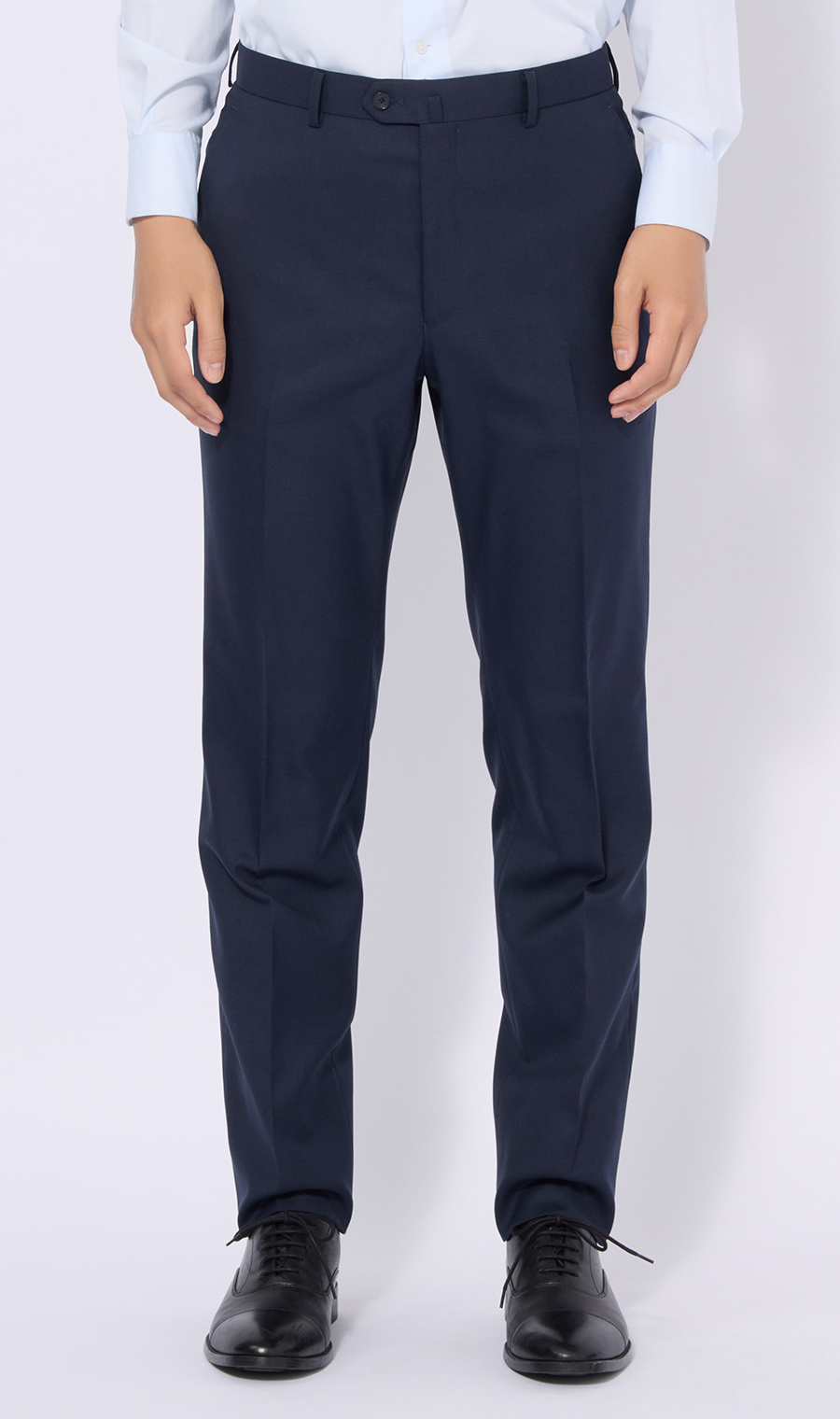 スタイリッシュスーツ【スリーピース】【Plastics Smart】 ネイビー 体型:AB体(がっちり型),号数(身長):8号(185cm)