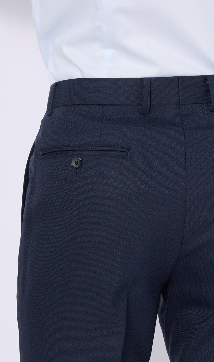 スタイリッシュスーツ【スリーピース】【Plastics Smart】 ネイビー 体型:AB体(がっちり型),号数(身長):8号(185cm)