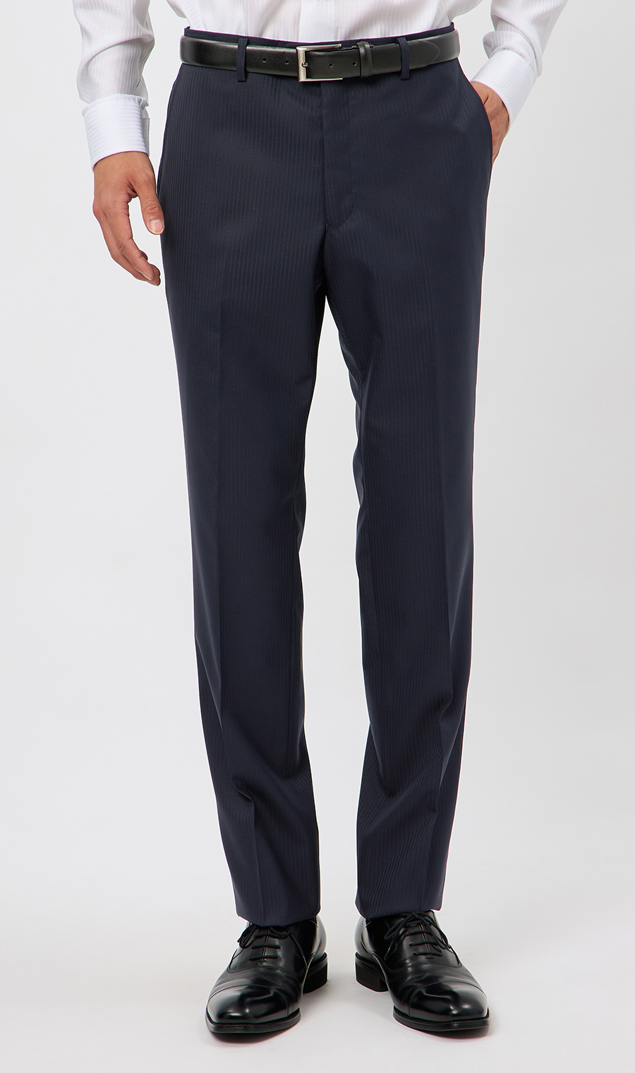 スタイリッシュスーツ【スリーピース】【Plastics Smart】 ネイビー 体型:YA体(スリム型),号数（身長）:3号(160cm)