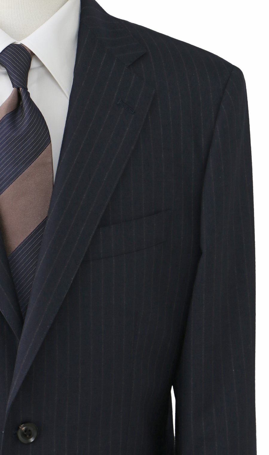 プレミアムスタンダードスーツ【ALFRED BROWN】 ネイビー 体型:A体(標準型),号数(身長):4号(165cm)