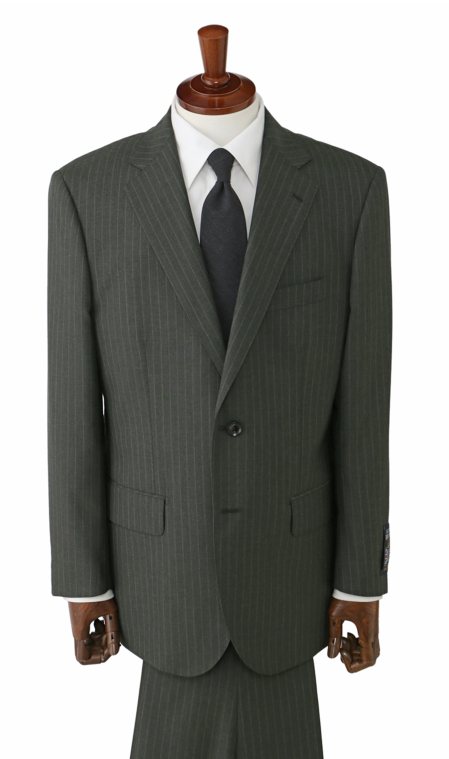 プレミアムスタンダードスーツ【ALFRED BROWN】 グリーン 体型:AB体(がっちり型),号数(身長):3号(160cm)