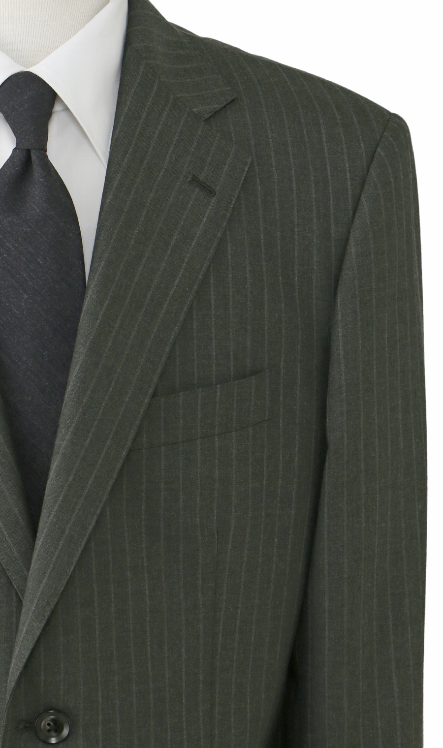 プレミアムスタンダードスーツ【ALFRED BROWN】 グリーン 体型:AB体(がっちり型),号数(身長):3号(160cm)