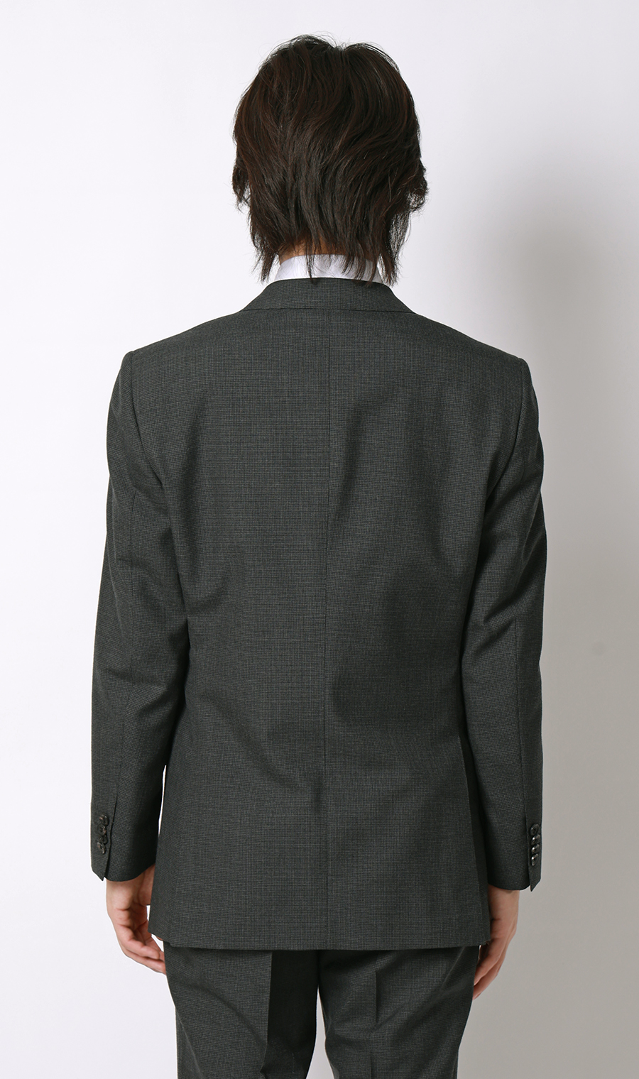 プレミアムスタンダードスーツ【ALFRED BROWN】 チャコール 体型:A体(標準型),号数（身長）:4号(165cm)