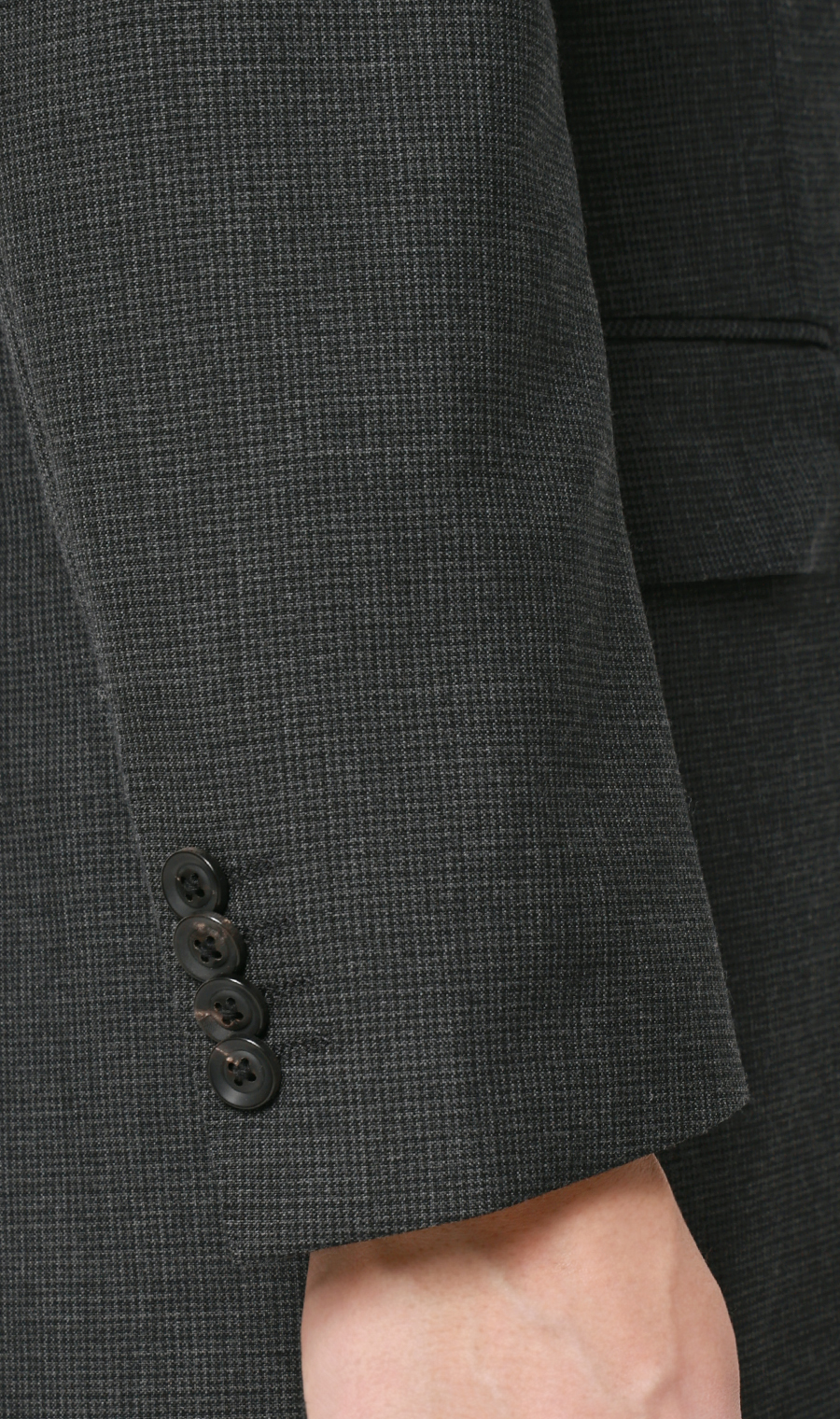 プレミアムスタンダードスーツ【ALFRED BROWN】 チャコール 体型:A体(標準型),号数（身長）:4号(165cm)