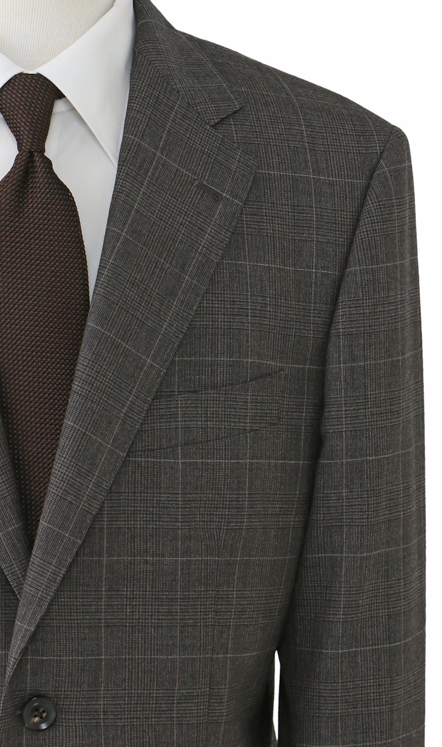 プレミアムスタンダードスーツ【ALFRED BROWN】 ブラウン 体型:AB体(がっちり型),号数(身長):4号(165cm)