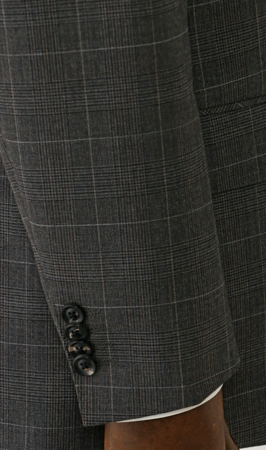 プレミアムスタンダードスーツ【ALFRED BROWN】 ブラウン 体型:AB体(がっちり型),号数(身長):4号(165cm)