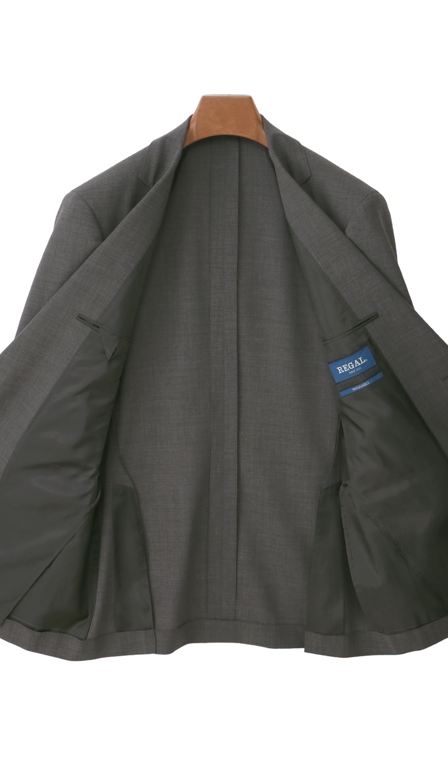 スタンダードスーツ【清涼】【ウォッシャブル】【Plastics Smart】 グレー 体型:A体(標準型),号数(身長):4号(165cm)