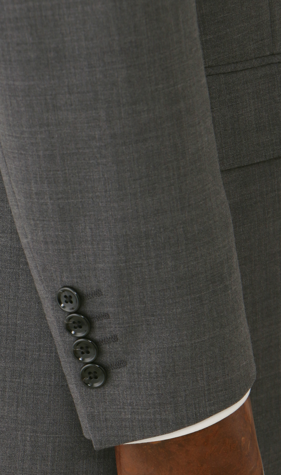 スタンダードスーツ【清涼】【ウォッシャブル】【Plastics Smart】 グレー 体型:A体(標準型),号数(身長):4号(165cm)