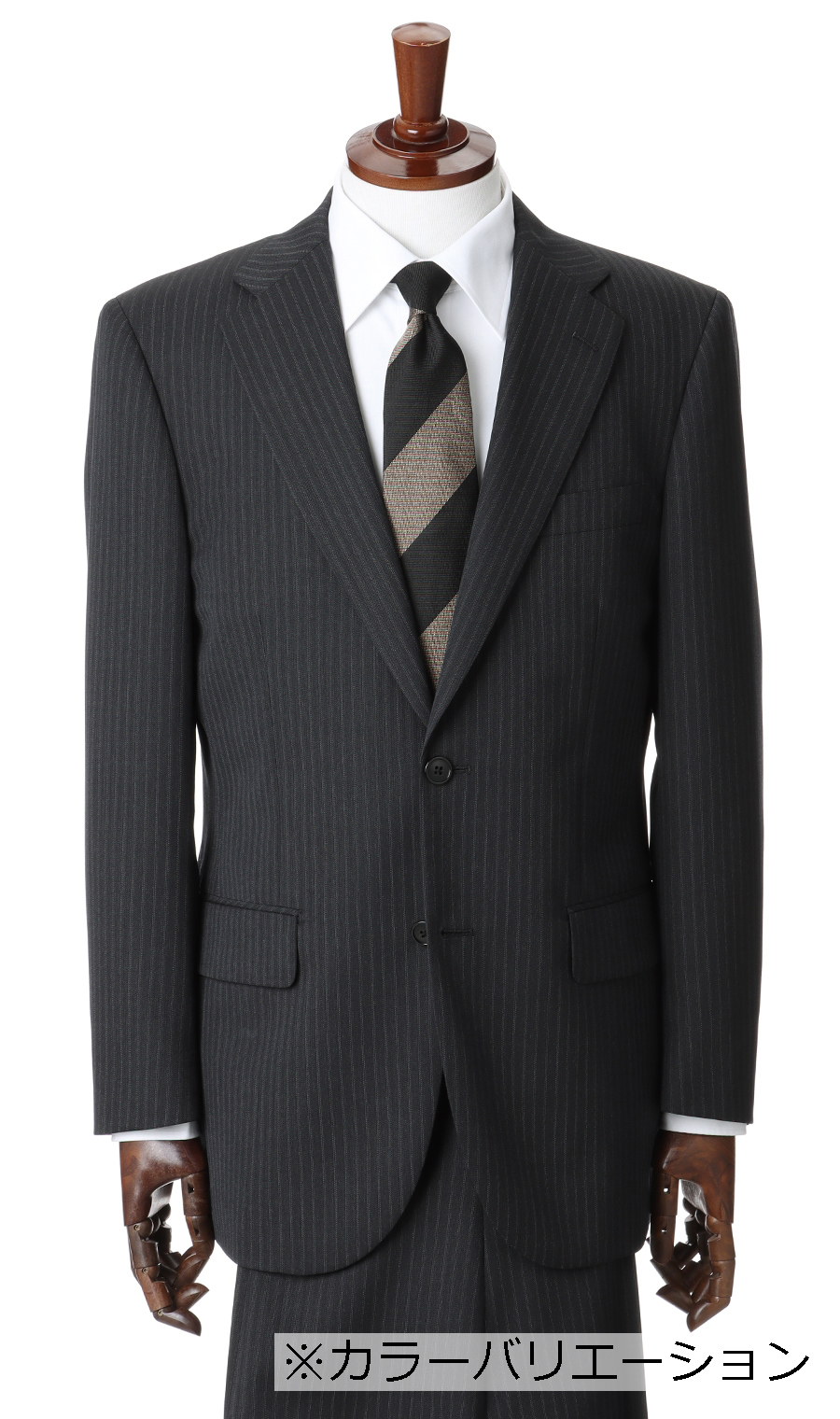 スタンダードスーツ《ウォッシャブル》《Plastics Smart》 ネイビー 体型:AB体(がっちり型),号数（身長）:4号(165cm)