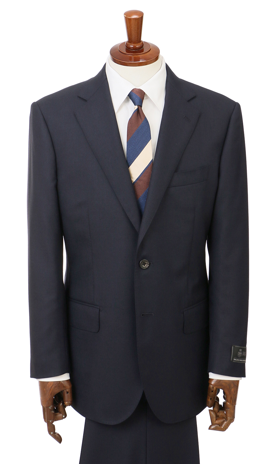 メンズ スーツ 春夏用 ネイビー系 プレミアムスタンダードスーツ Savile Row
