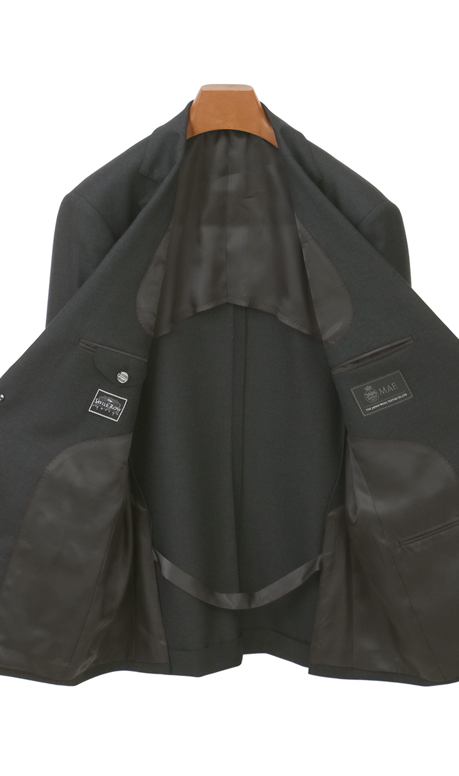 プレミアムスタンダードスーツ【匠スーツ】 チャコール 体型:A体(標準型),号数（身長）:3号(160cm)