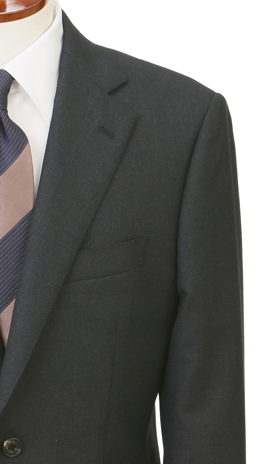 プレミアムスタンダードスーツ【匠スーツ】 チャコール 体型:A体(標準型),号数（身長）:3号(160cm)