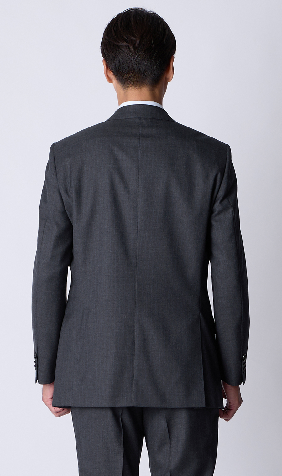 プレミアムスタンダードスーツ【AQUA WOOL】 ネイビー 体型:A体(標準型),号数（身長）:4号(165cm)