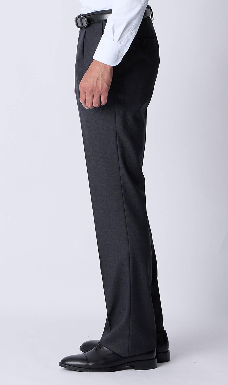 プレミアムスタンダードスーツ【AQUA WOOL】 ネイビー 体型:A体(標準型),号数（身長）:4号(165cm)