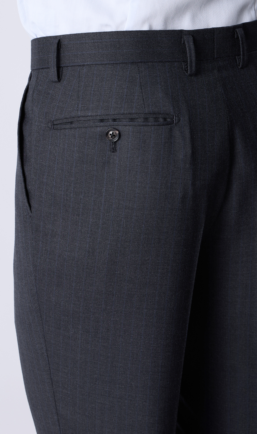 プレミアムスタンダードスーツ【AQUA WOOL】 ネイビー 体型:A体(標準型),号数（身長）:4号(165cm)