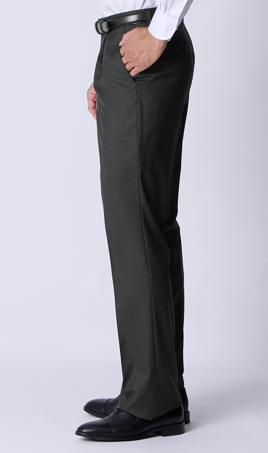 プレミアムスタンダードスーツ【AQUA WOOL】 グレー 体型:A体(標準型),号数（身長）:4号(165cm)