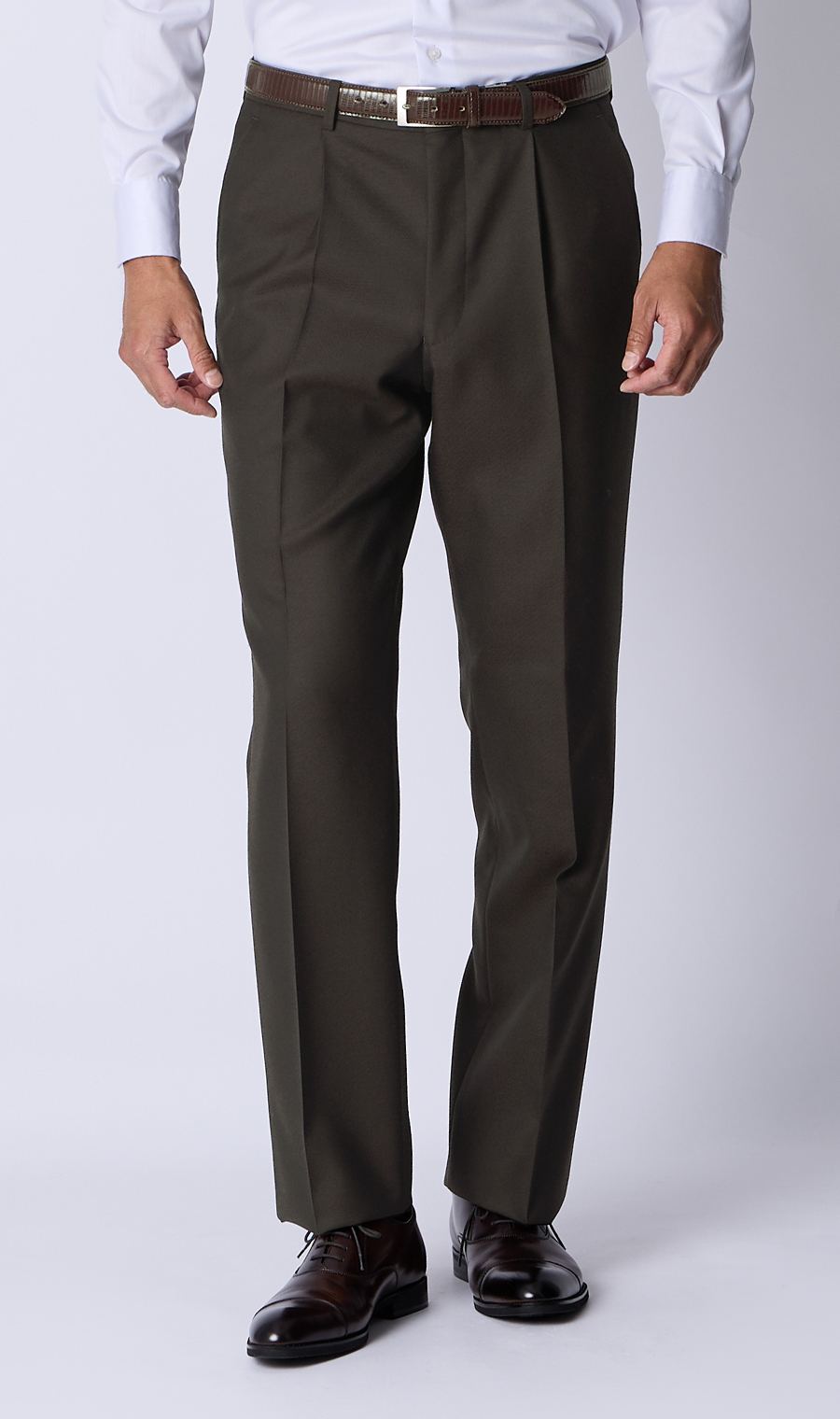 プレミアムスタンダードスーツ【AQUA WOOL】 ブラウン 体型:A体(標準型),号数（身長）:4号(165cm)