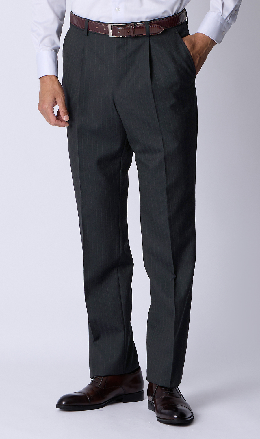 プレミアムスタンダードスーツ【MIYUKI SLOW WEAVE】 ネイビー 体型:A体(標準型),号数（身長）:3号(160cm)