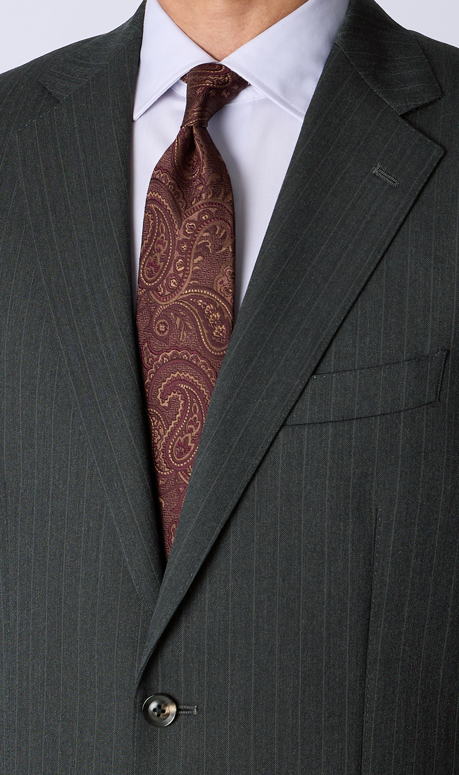 プレミアムスタンダードスーツ【MIYUKI SLOW WEAVE】 グレー 体型:A体(標準型),号数（身長）:3号(160cm)