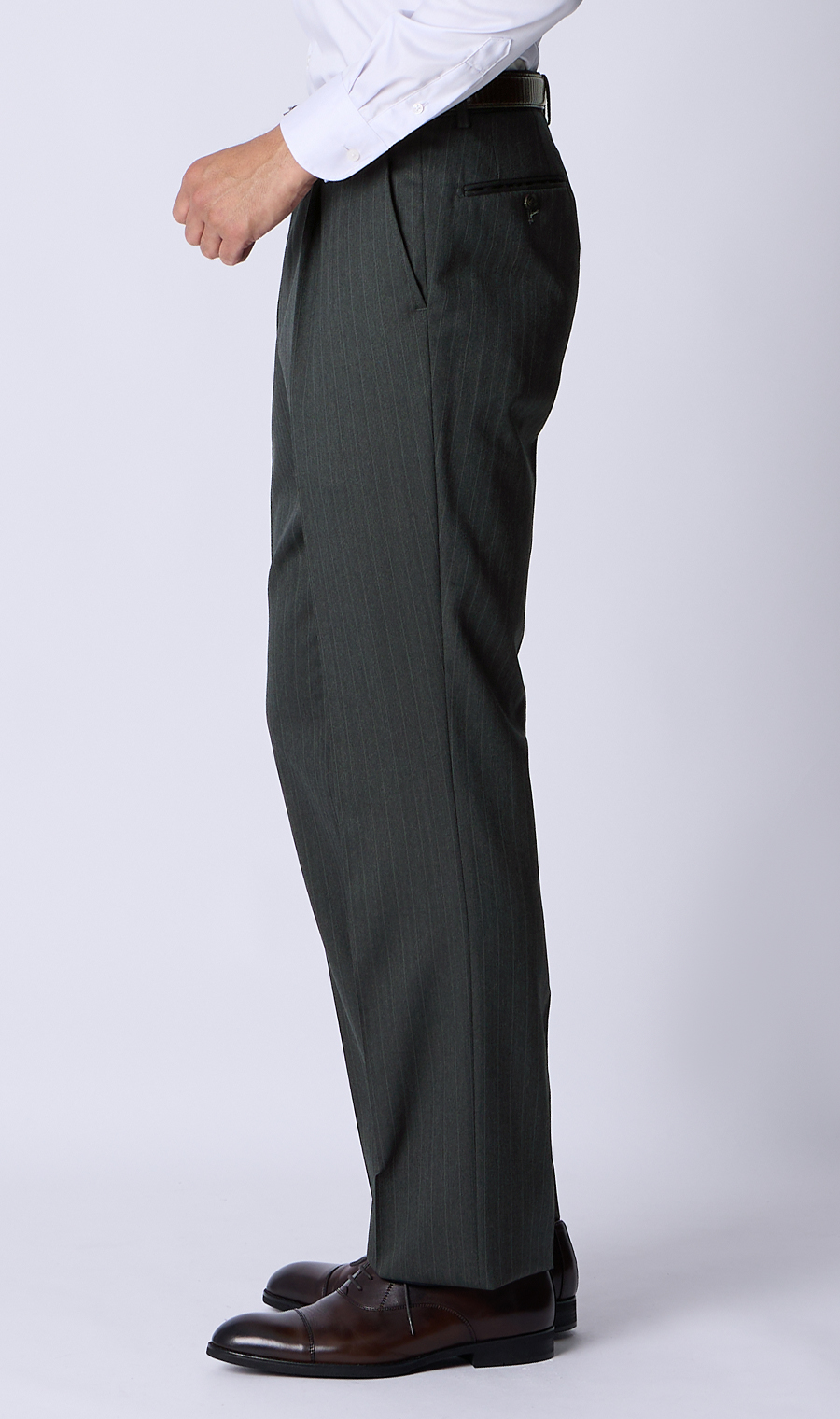 プレミアムスタンダードスーツ【MIYUKI SLOW WEAVE】 グレー 体型:A体(標準型),号数（身長）:3号(160cm)