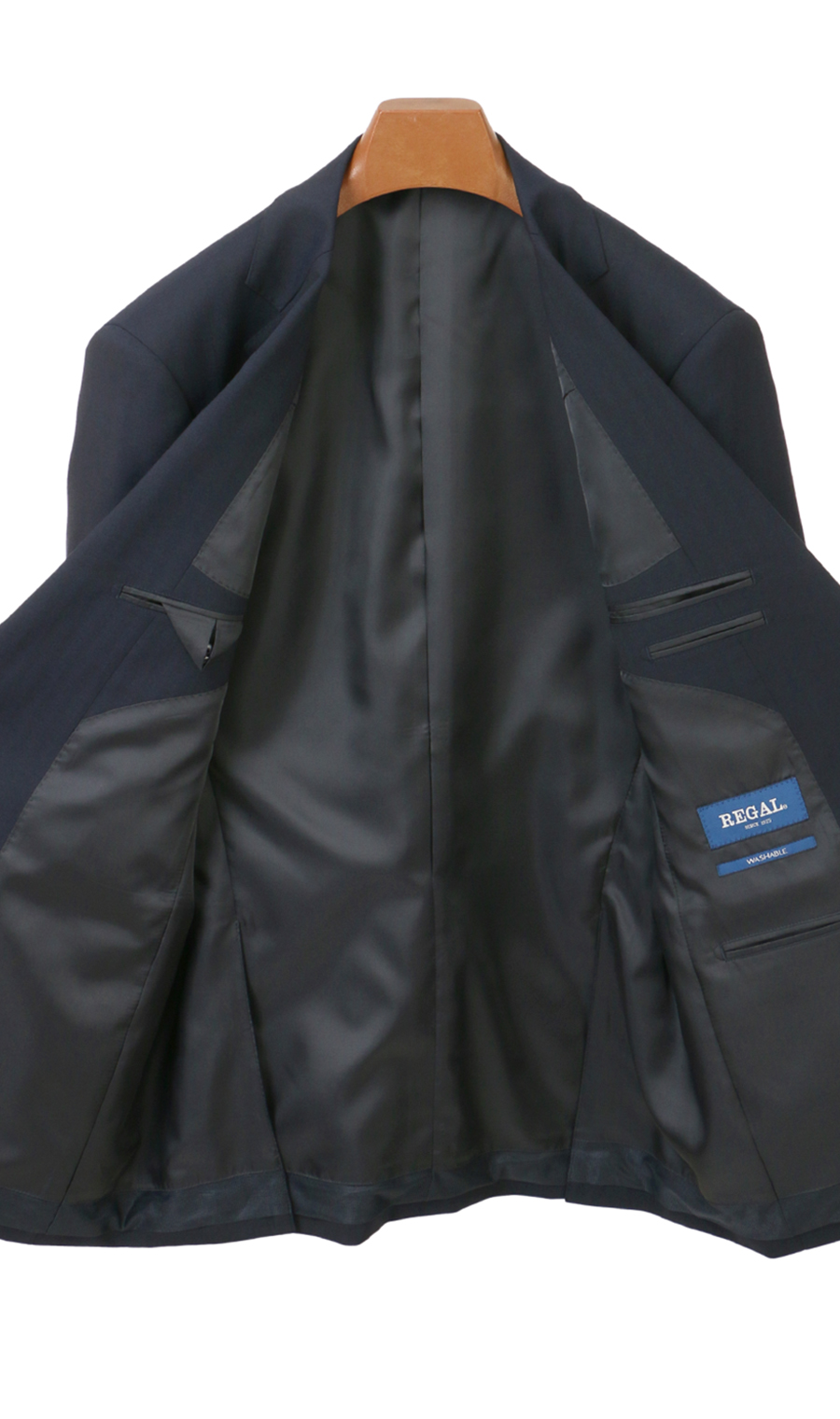 スタンダードスーツ【Plastics Smart】 ネイビー 体型:A体(標準型),号数（身長）:3号(160cm)