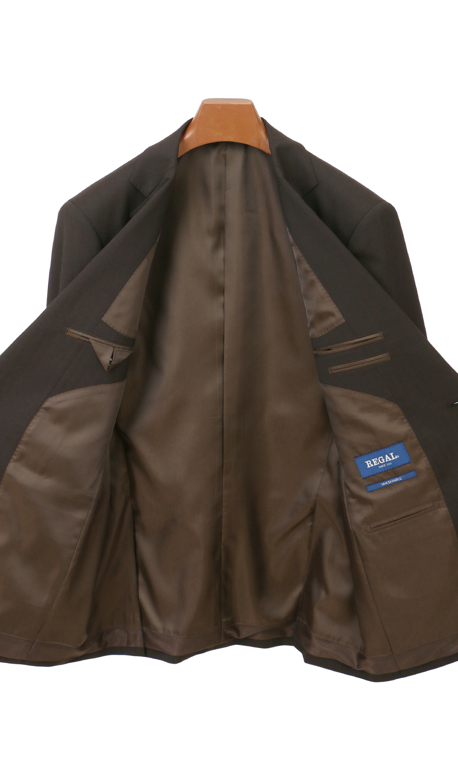 スタンダードスーツ【Plastics Smart】 ブラウン 体型:A体(標準型),号数(身長):8号(185cm)