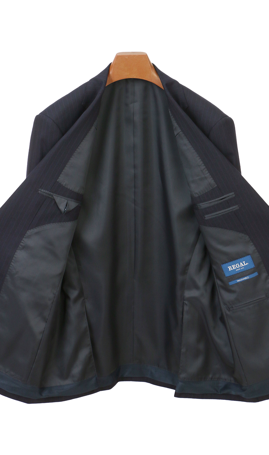 スタンダードスーツ【Plastics Smart】 ネイビー 体型:A体(標準型),号数（身長）:3号(160cm)