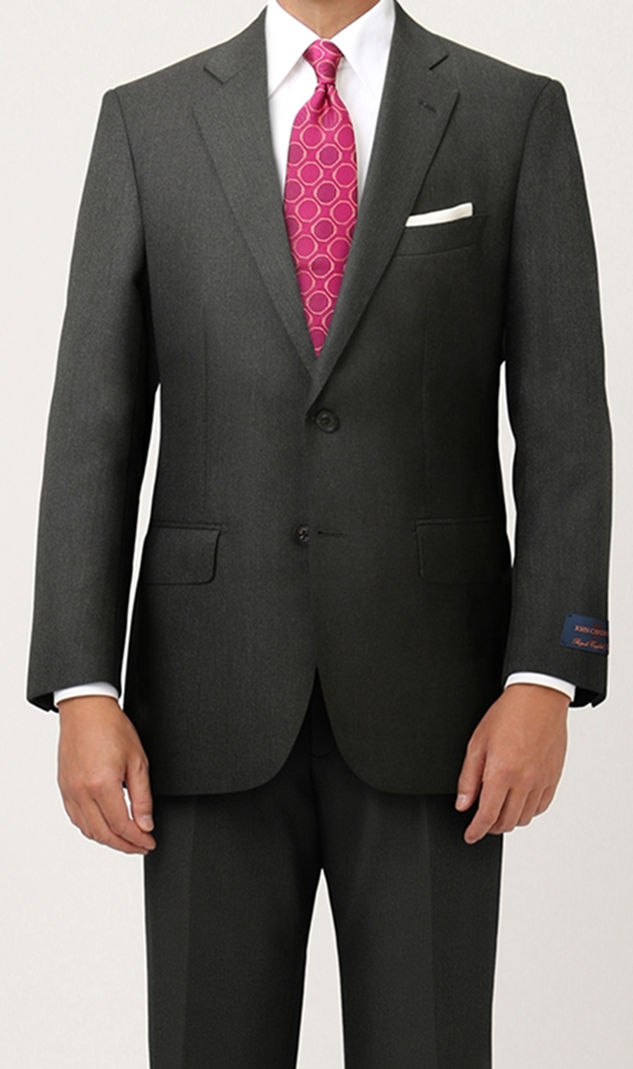 プレミアムスタンダードスーツ【CAVENDISH】 グレー 体型:A体(標準型),号数（身長）:7号(180cm)