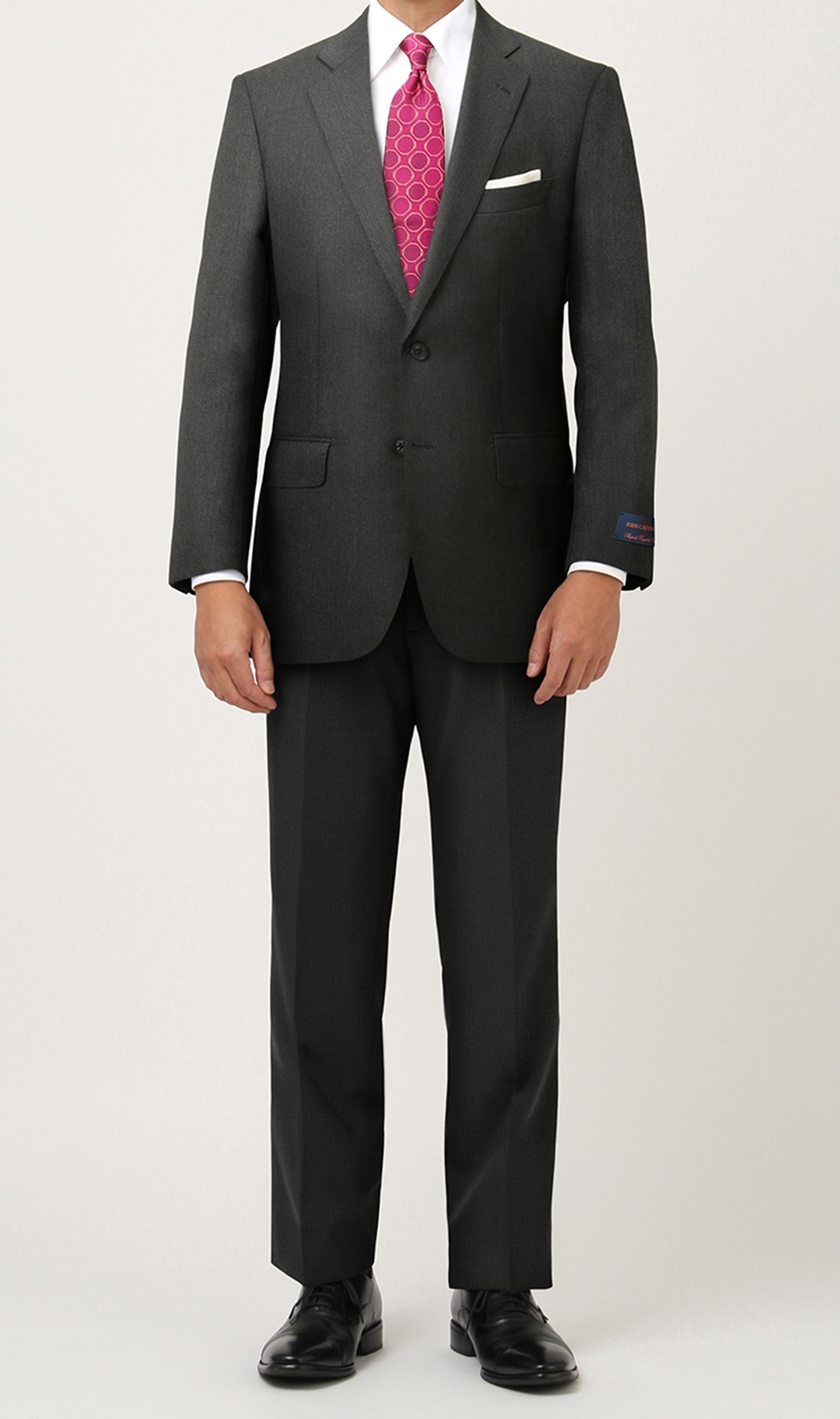 プレミアムスタンダードスーツ【CAVENDISH】 グレー 体型:A体(標準型),号数（身長）:7号(180cm)