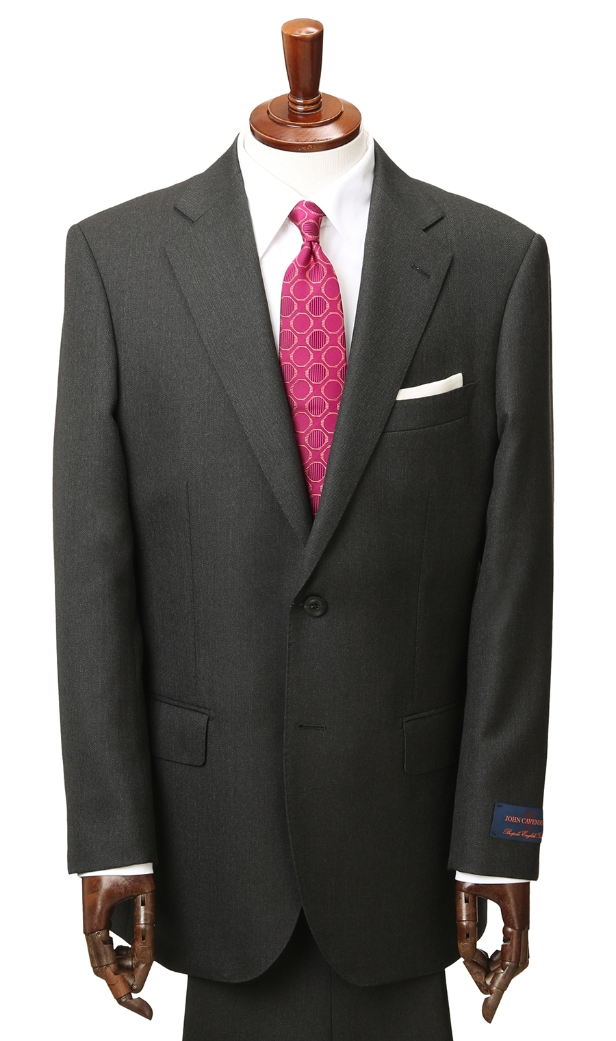 プレミアムスタンダードスーツ【CAVENDISH】 グレー 体型:A体(標準型),号数（身長）:7号(180cm)