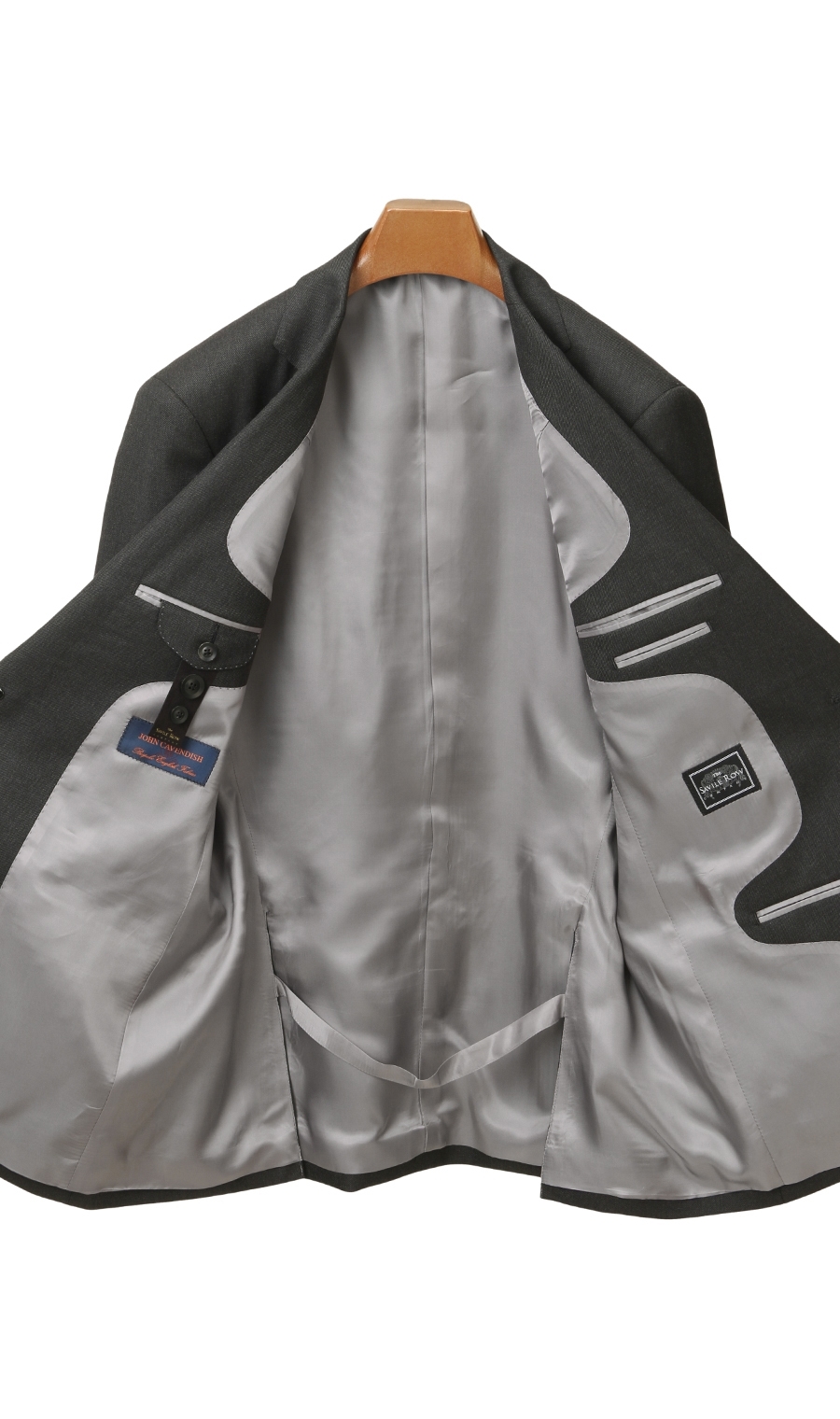 プレミアムスタンダードスーツ【CAVENDISH】 グレー 体型:A体(標準型),号数（身長）:7号(180cm)