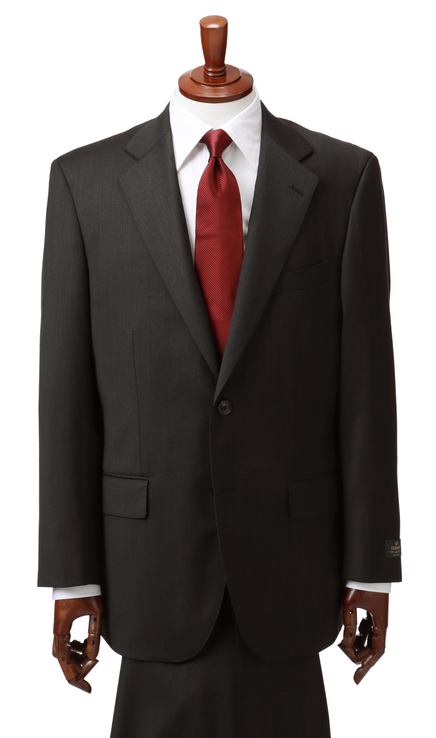 プレミアムスタンダードスーツ《DORMEUIL》 グレー 体型:AB体(がっちり型),号数（身長）:3号(160cm)