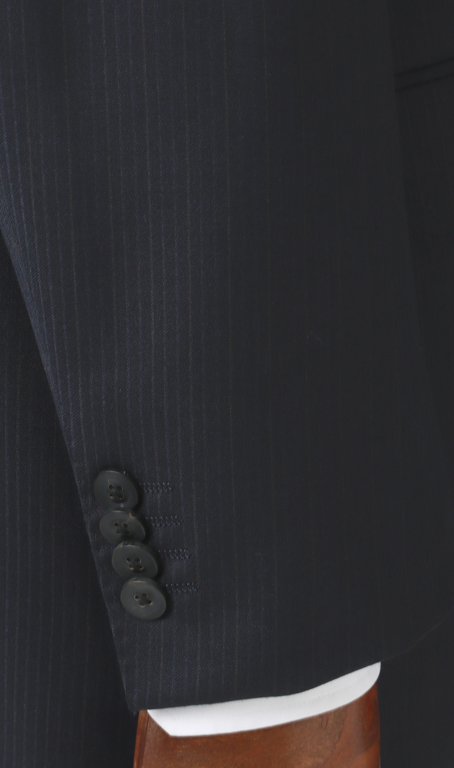 プレミアムスタンダードスーツ《DORMEUIL》 ネイビー 体型:AB体(がっちり型),号数（身長）:4号(165cm)