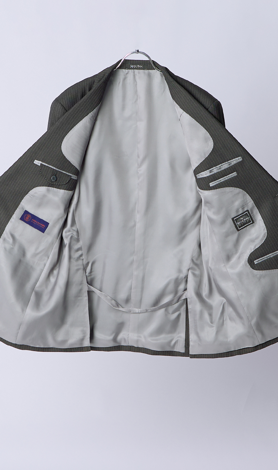 プレミアムスタンダードスーツ【CAVENDISH】 グレー 体型:A体(標準型),号数（身長）:3号(160cm)