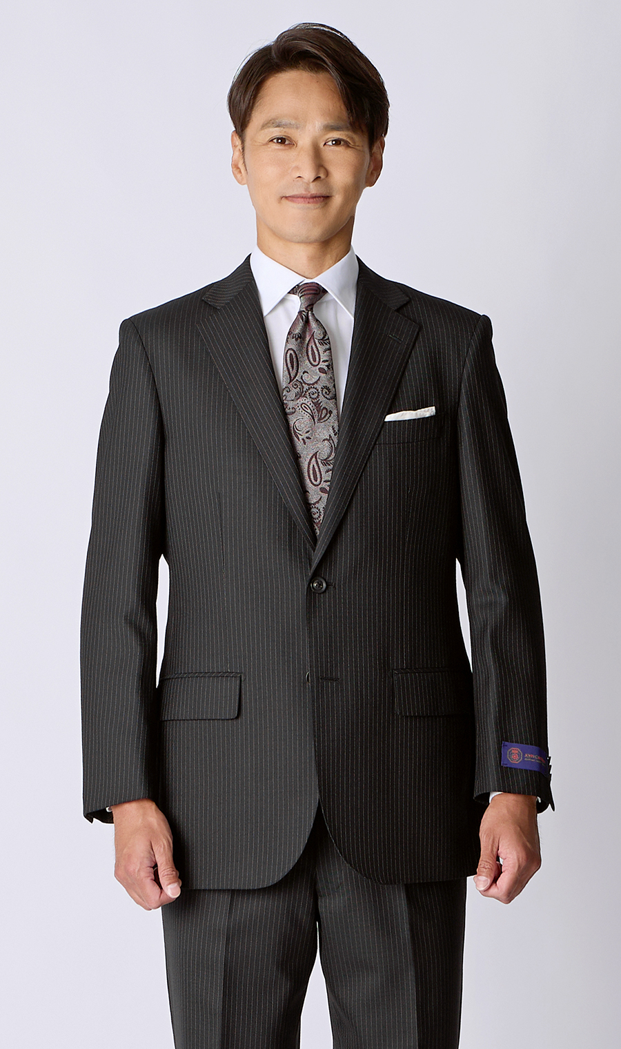 プレミアムスタンダードスーツ【CAVENDISH】 ブラック 体型:A体(標準型),号数（身長）:3号(160cm)