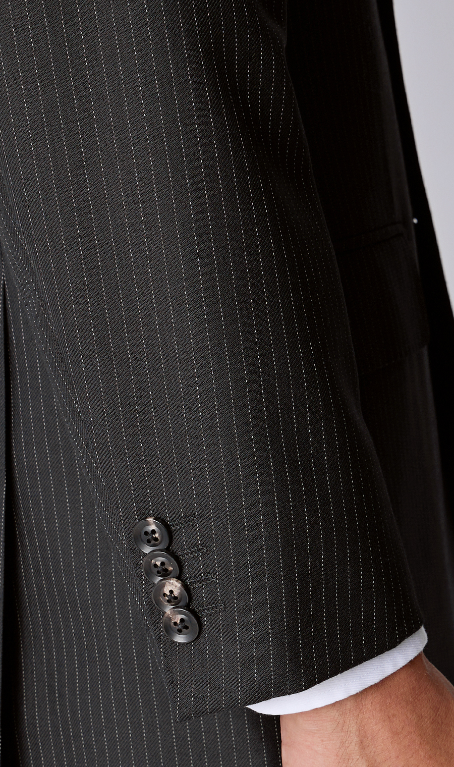 プレミアムスタンダードスーツ【CAVENDISH】 ブラック 体型:A体(標準型),号数（身長）:3号(160cm)