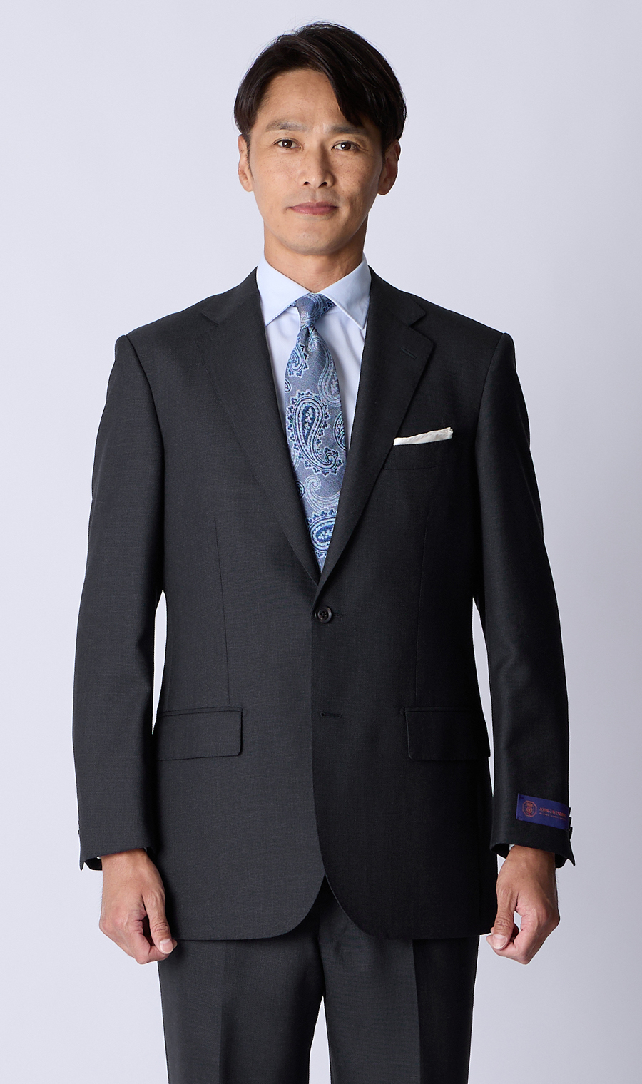 プレミアムスタンダードスーツ【CAVENDISH】 ネイビー 体型:A体(標準型),号数（身長）:3号(160cm)