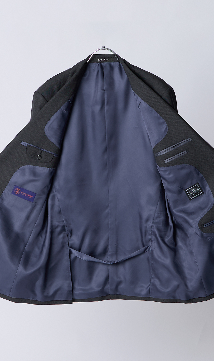 プレミアムスタンダードスーツ【CAVENDISH】 ネイビー 体型:A体(標準型),号数（身長）:3号(160cm)