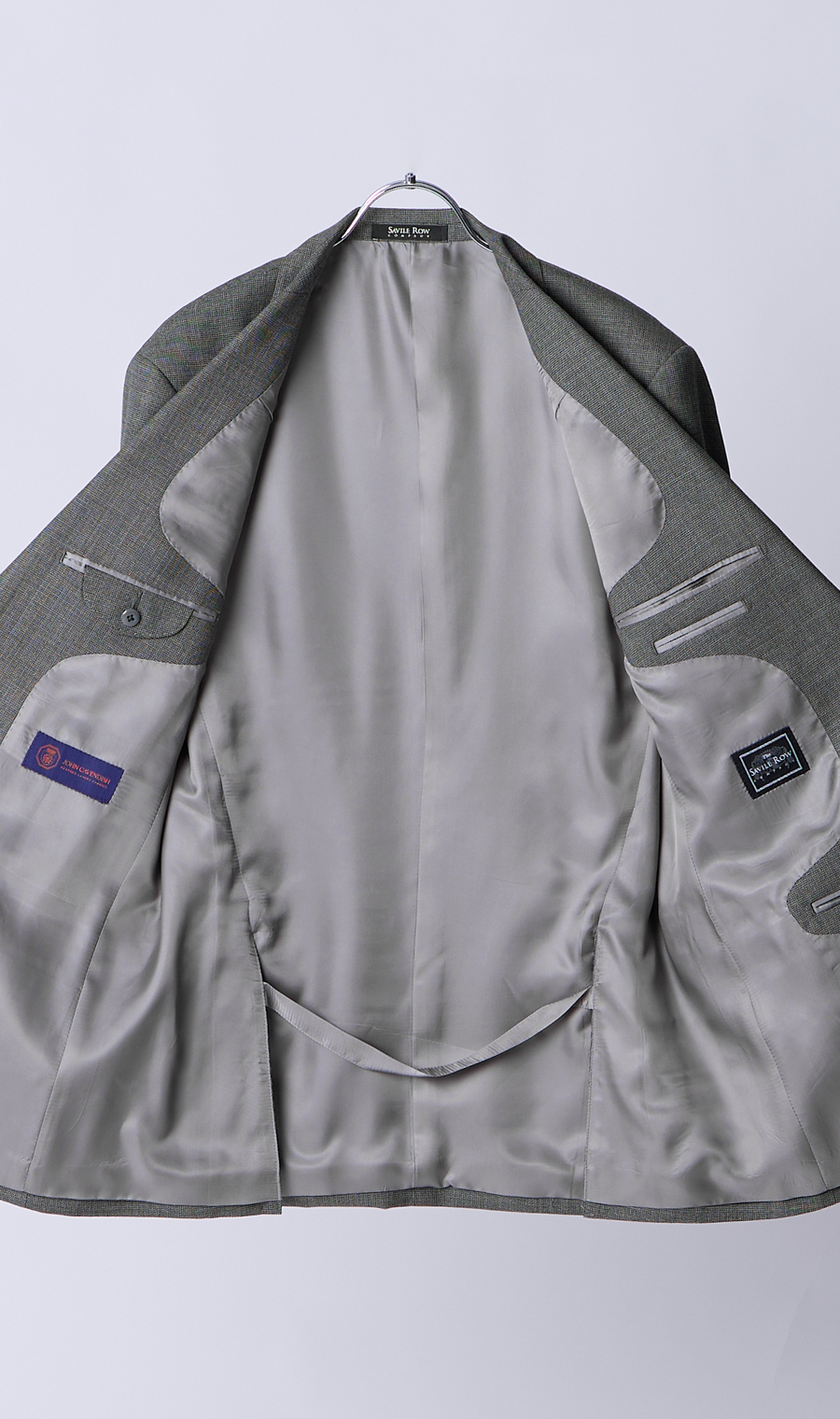 プレミアムスタンダードスーツ【CAVENDISH】 グレー 体型:A体(標準型),号数（身長）:3号(160cm)