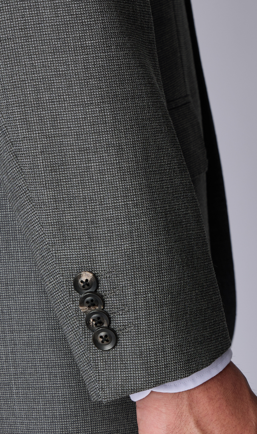 プレミアムスタンダードスーツ【CAVENDISH】 グレー 体型:A体(標準型),号数（身長）:3号(160cm)