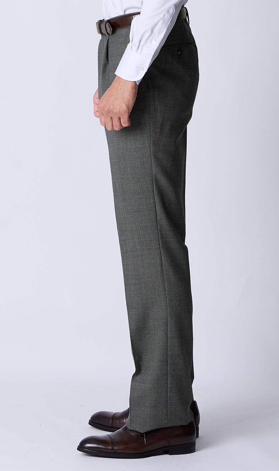 プレミアムスタンダードスーツ【CAVENDISH】 グレー 体型:A体(標準型),号数（身長）:3号(160cm)