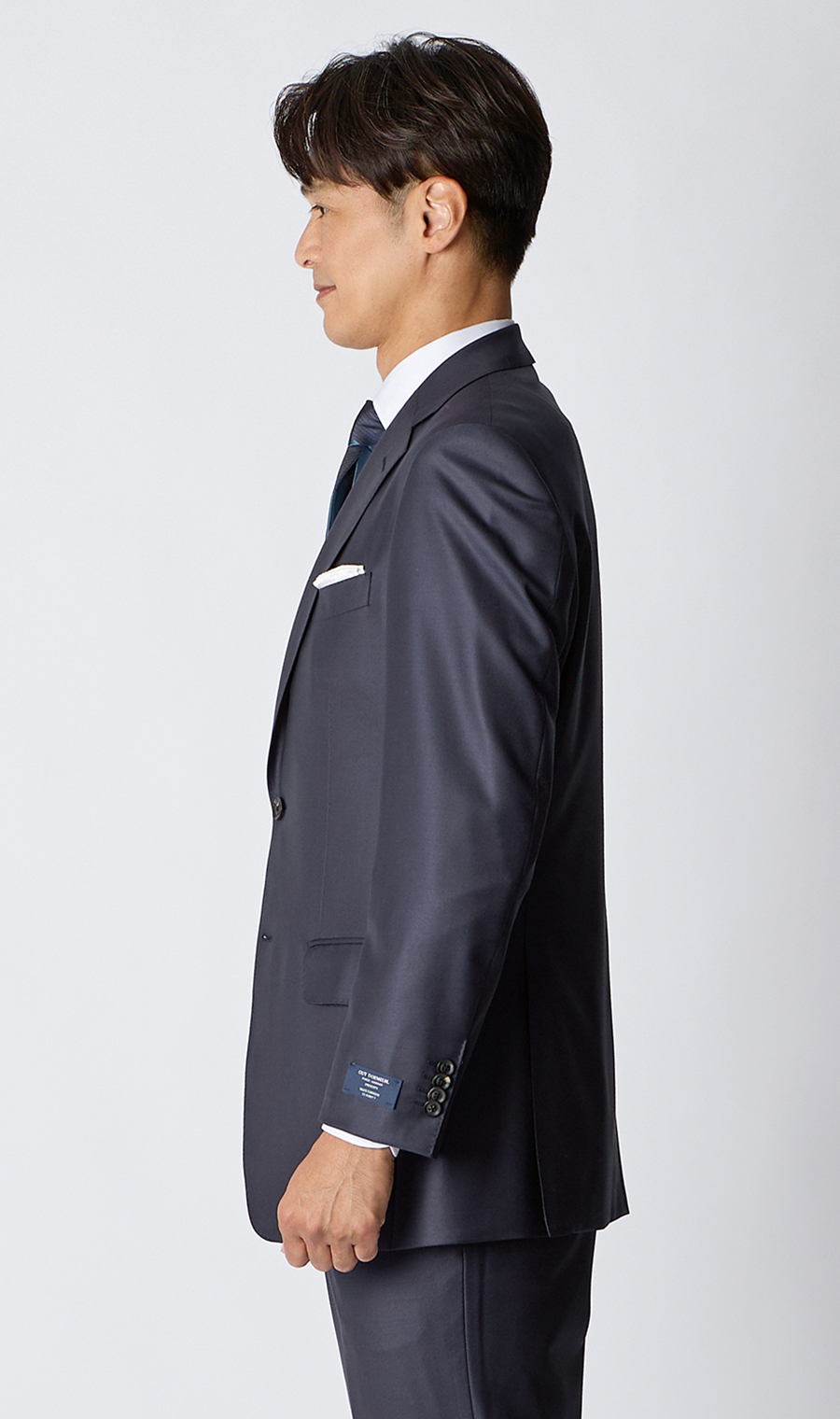 プレミアムスタンダードスーツ【DORMEUIL】【15POINT7】 ネイビー 体型:A体(標準型),号数（身長）:5号(170cm)