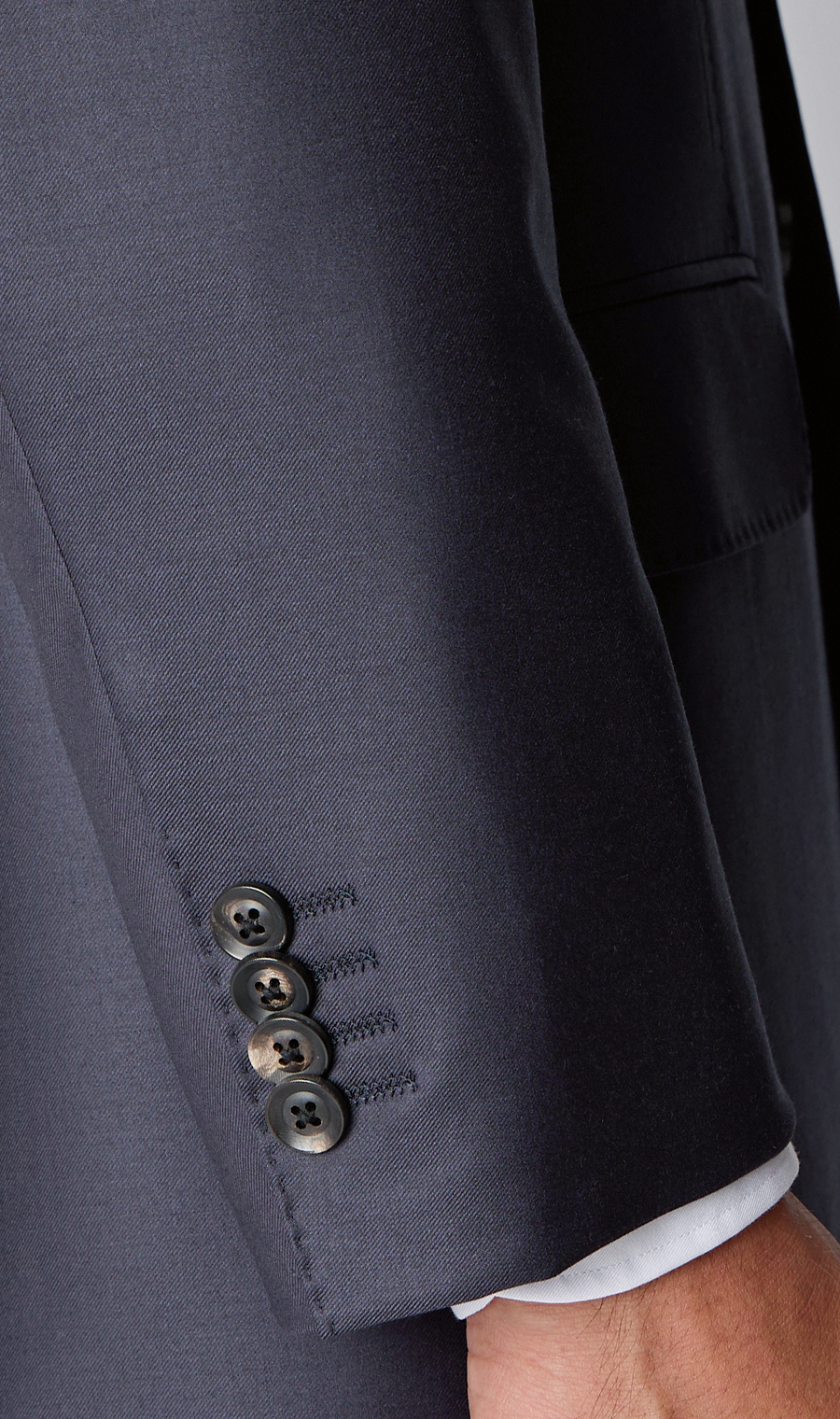 プレミアムスタンダードスーツ【DORMEUIL】【15POINT7】 ネイビー 体型:A体(標準型),号数（身長）:5号(170cm)