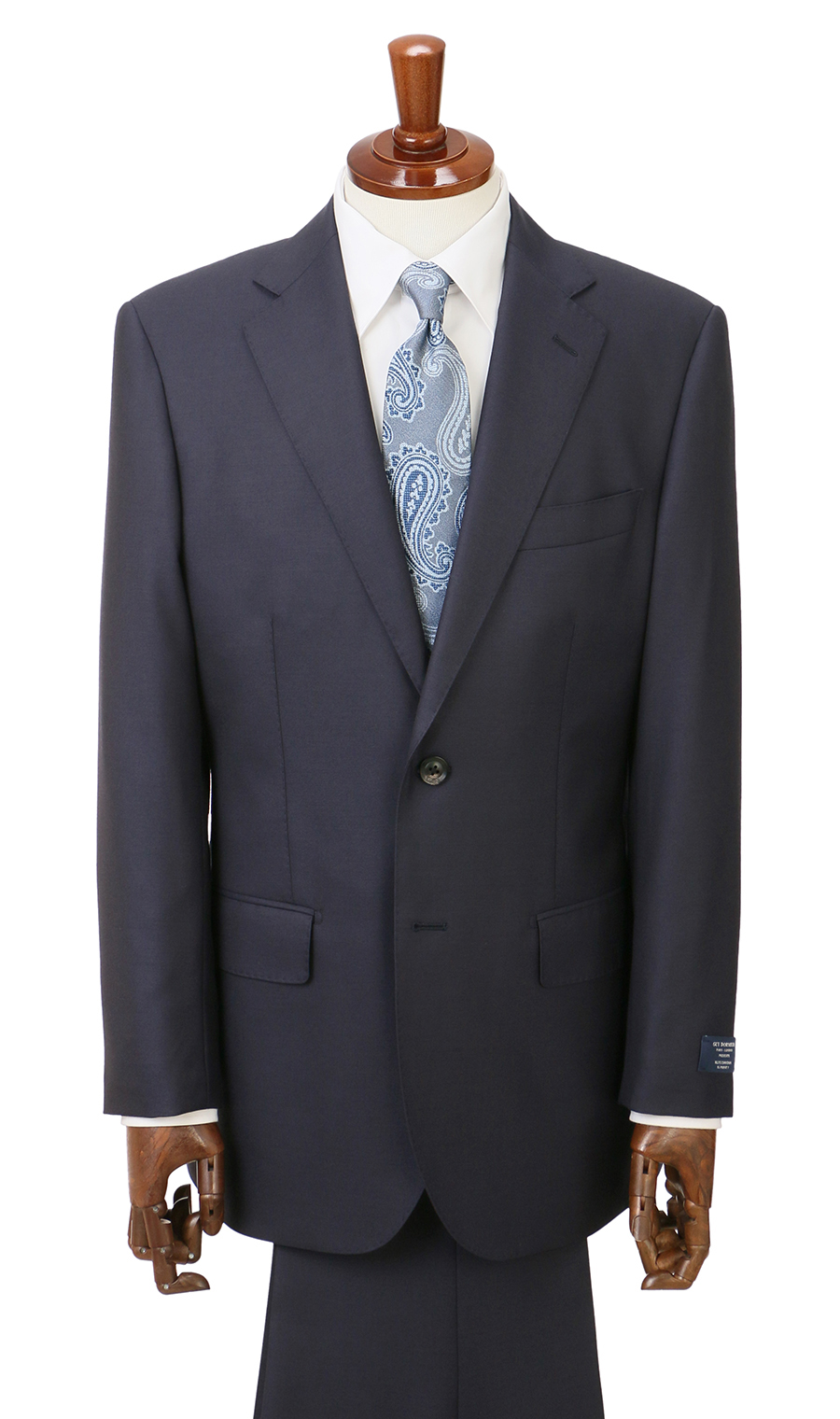 プレミアムスタンダードスーツ【DORMEUIL】【15POINT7】 ネイビー 体型:A体(標準型),号数（身長）:5号(170cm)