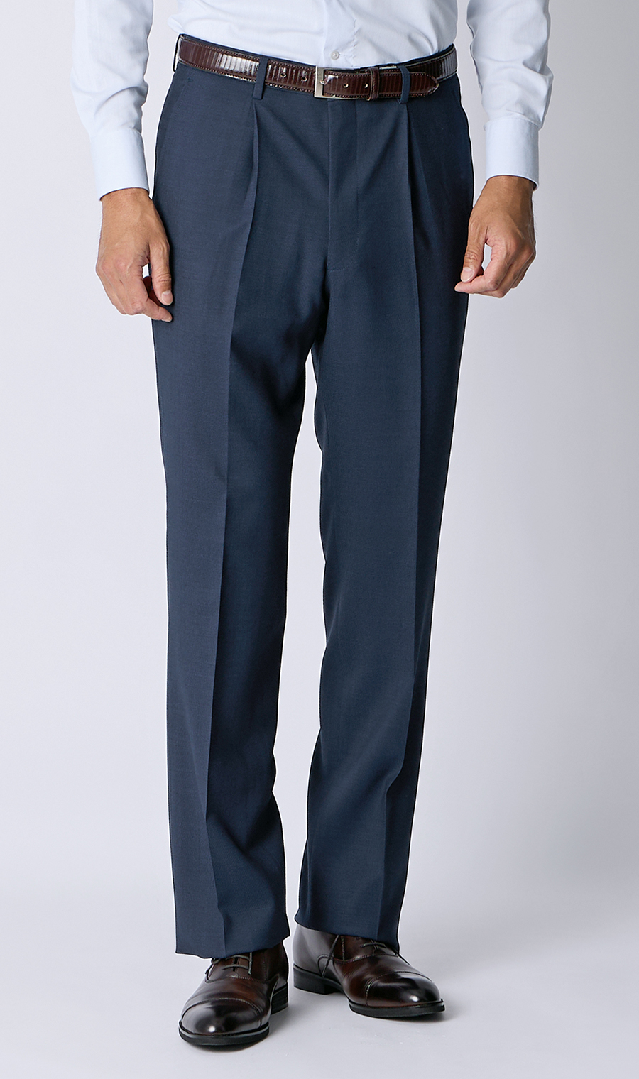 プレミアムスタンダードスーツ【DORMEUIL】 ブルー 体型:A体(標準型),号数(身長):5号(170cm)