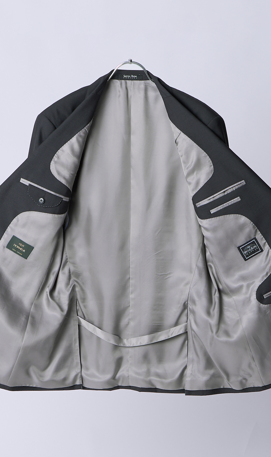 プレミアムスタンダードスーツ【DORMEUIL】 チャコール 体型:A体(標準型),号数（身長）:3号(160cm)