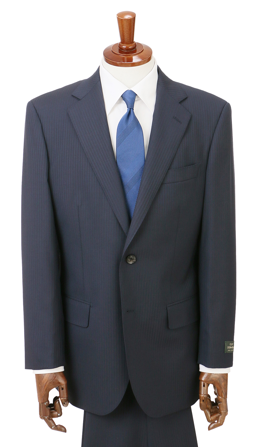 プレミアムスタンダードスーツ【DORMEUIL】 ネイビー 体型:A体(標準型),号数（身長）:4号(165cm)