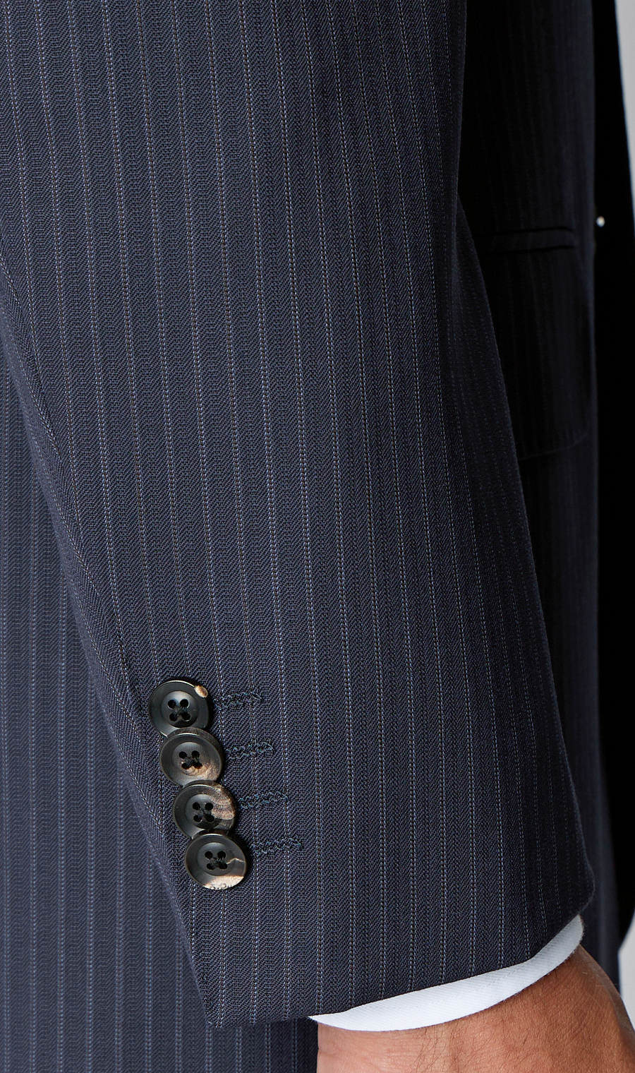 プレミアムスタンダードスーツ【DORMEUIL】 ネイビー 体型:A体(標準型),号数（身長）:4号(165cm)